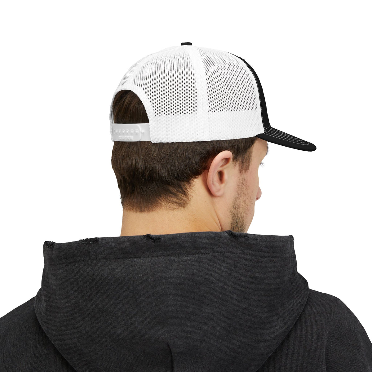 Backwater Hat Co. Snapback Trucker Cap Black