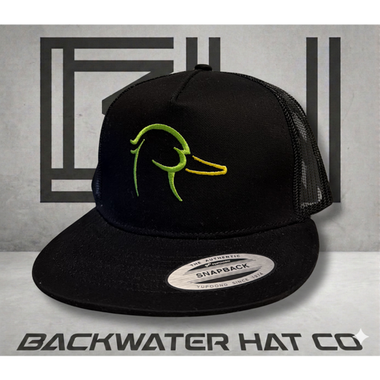 Duck Head Outline Snapback Hat